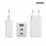 보스위즈 100W 3포트 초고속 충전기 어댑터 아답타 USB C타입 A타입 PD 멀티 고속 급속 퀵차지 노트북 휴대폰 BOS-100W2C1A