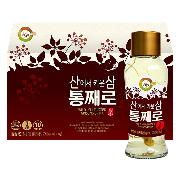 산에서 키운삼 통째로 120ml x 10병