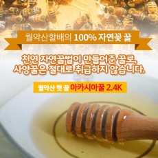 월악산 햇 꿀 아카시아꿀 2.4K