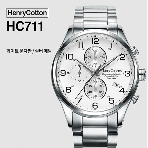 헨리코튼 2019년 신상품 손목시계 정품 70시리즈 HC711