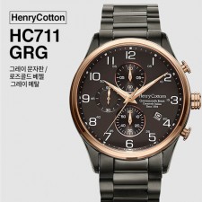 헨리코튼 2019년 신상품 손목시계 정품 70시리즈 HC711GRG