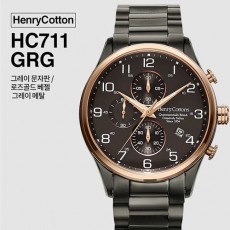 헨리코튼 2019년 신상품 손목시계 정품 70시리즈 HC711GRG