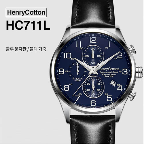 헨리코튼 2019년 신상품 손목시계 정품 70시리즈 HC711L