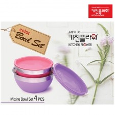키친플라워 프리마 올칼라 뚜껑 믹싱볼 2종