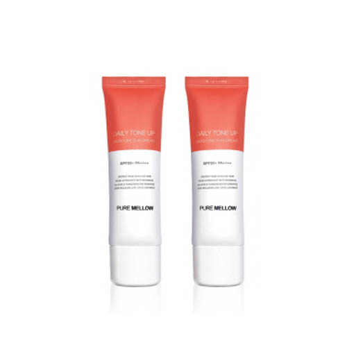 퓨어멜로우 데일리 톤업 촉촉 선크림 50g (SPF 50+, PA++++) 1+1