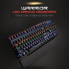 엑토 워리어 LED 게이밍 키보드 KBD-57