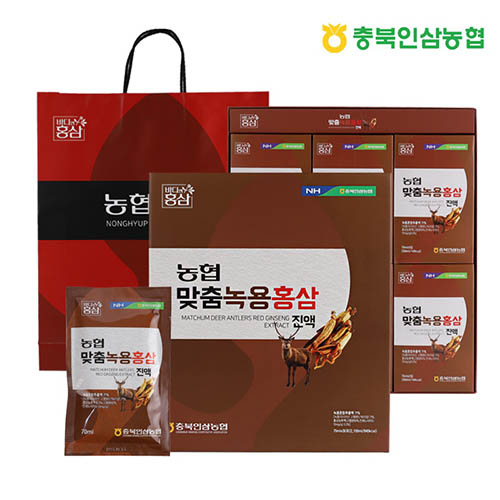 농협 맞춤녹용홍삼진액 (70ml X 30포)