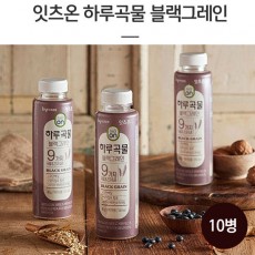 [한국야쿠르트] 잇츠온 하루곡물 블랙그레인 40g x 10병