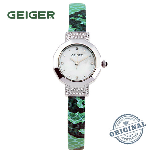 [GEIGER] 가이거 여성 가죽 시계 GE373_WTGN