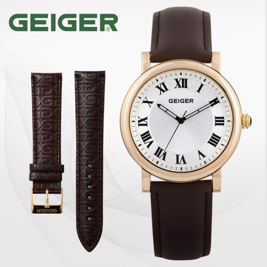 [GEIGER] 가이거 남성 가죽 시계 GE1115-1_GDBR