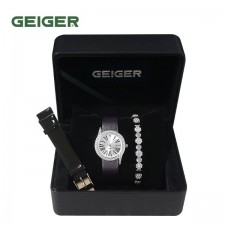 [GEIGER] SET 가이거 여성 메탈 시계  GE61128_WT
