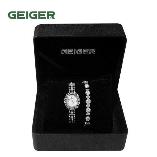 [GEIGER] SET 가이거 여성 메탈 시계  GE61188_WT