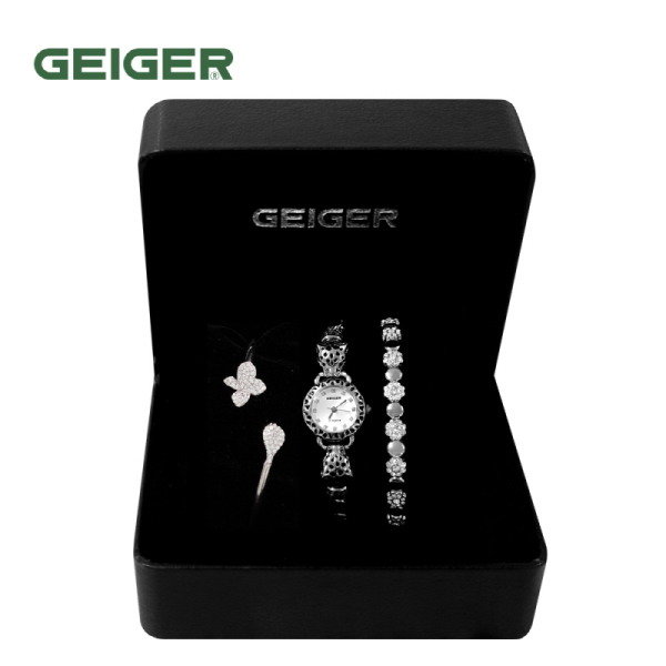[GEIGER] SET 가이거 여성 메탈 시계 GE61194_WT