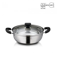 [리빙아트] 제로 스텐 24cm 전골 냄비