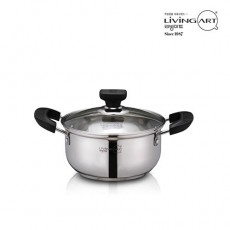 [리빙아트] 제로 스텐 18cm 양수 냄비