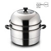 [리빙아트] 제로 스텐 36cm 3단 찜기