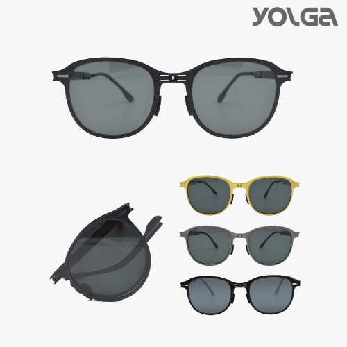 [YOLGA]욜가 요오 유니섹스 하프 라운드 접이식 편광 선글라스_YG2905(색상 택1)