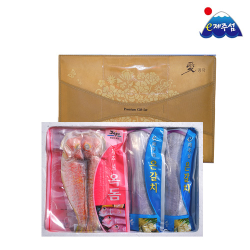 [e제주섬 명품 제주산지무료직송] 제주갈치+옥돔세트/갈치300g*2미+옥돔180g*3미