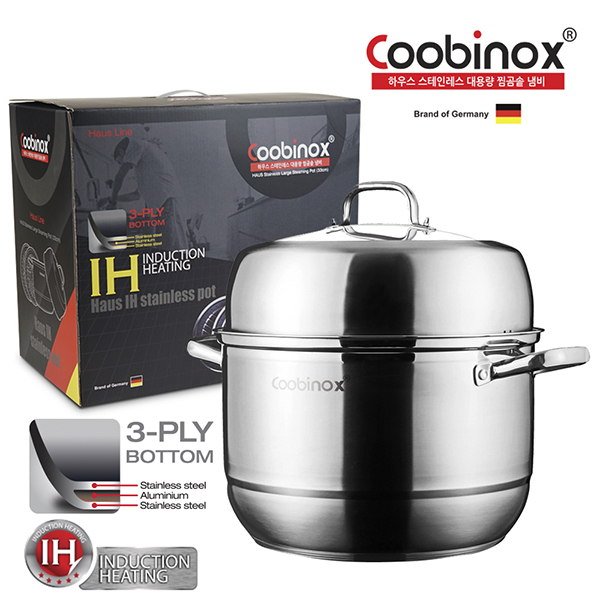 [쿠비녹스] HAUS 대용량 찜곰솥냄비(33cm) CO-11-06