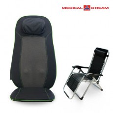 [메디칼드림] 3 in 1등롤링 바디마사지기 + 리클라이닝 접이식의자 (KMD-520+Backplus-10)