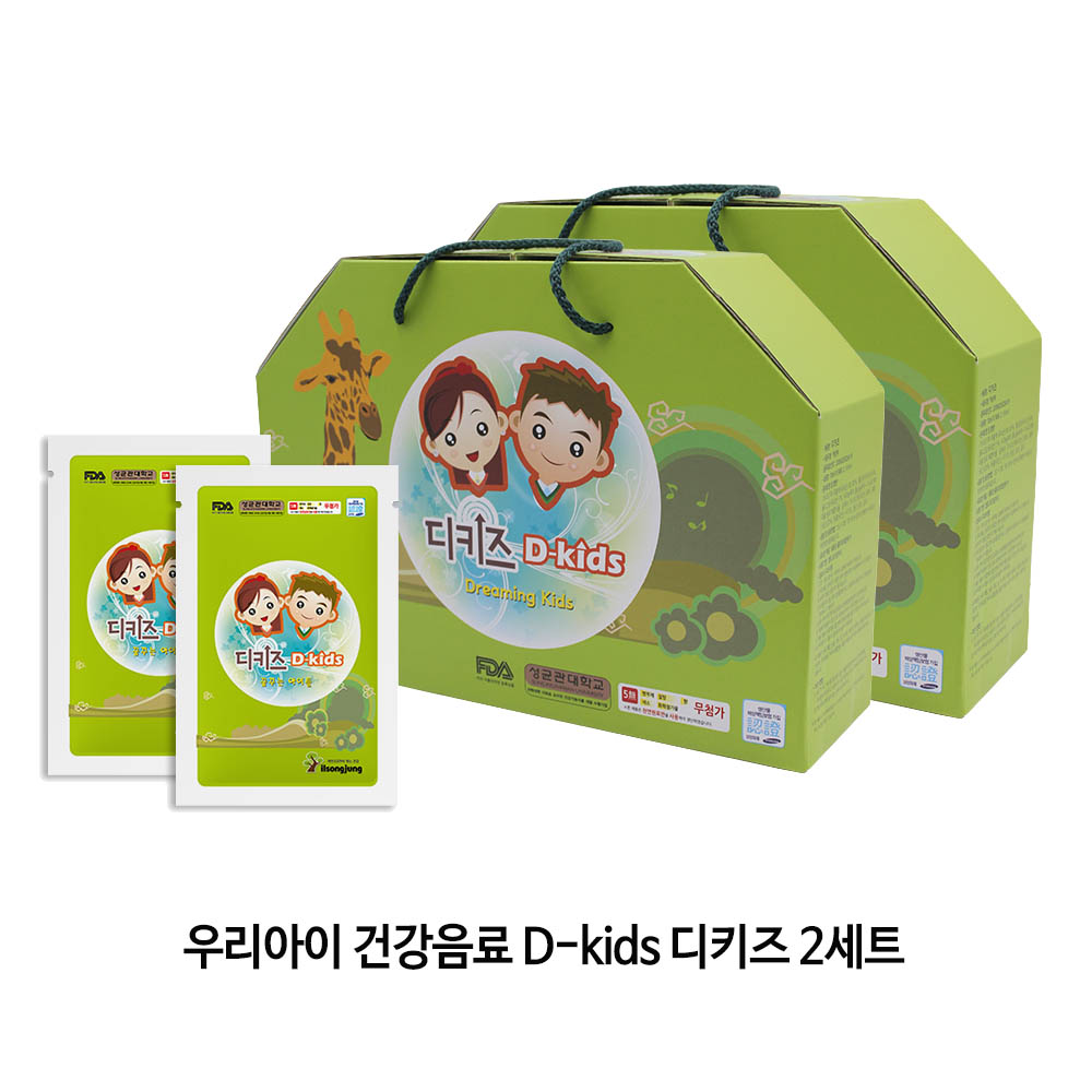 우리아이 건강음료 D-kids 디키즈 2세트 (70ml*30포*2)