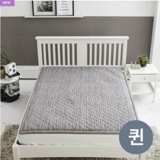 [더조은잠] 마이크로모달 온열DC 탄소섬유매트 퀸 웨이브그레이