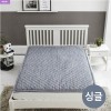 [더조은잠] 마이크로모달 온열DC 탄소섬유매트 싱글 웨이브블루