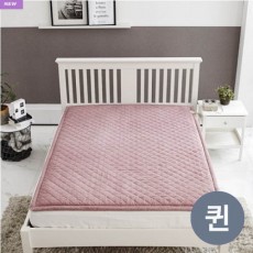 [더조은잠] 마이크로모달 온열DC 탄소섬유매트 퀸 무지핑크