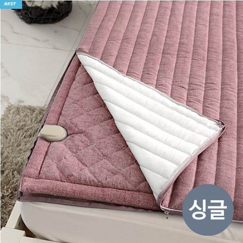 [더조은잠] 마이크로모달 온열DC 탄소매트 전용커버 싱글 핑크