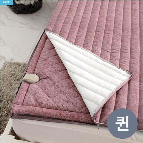 [더조은잠] 마이크로모달 온열DC 탄소매트 전용커버 퀸 핑크