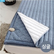 [더조은잠] 마이크로모달 온열DC 탄소매트 전용커버 싱글 블루