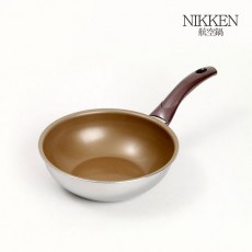 [NIKKEN] 항공 니켄 스핀 프리코팅 웍팬 22cm W/P