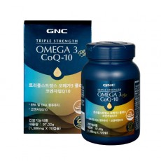 GNC 트리플스트랭스오메가-3+코엔자임큐텐(US)