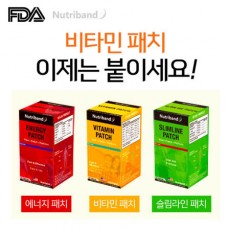 뉴트리밴드  붙이는 에너지 비타민 슬림라인 패치 30p