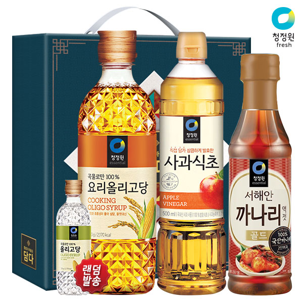 청정원 올리고당700 사과식초 까나리액젓(3종)