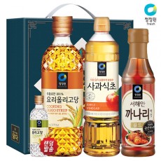 청정원 올리고당700 사과식초 까나리액젓(3종)