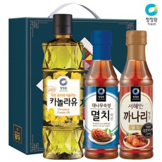 청정원 카놀라유 멸치액젓 까나리액젓(3종)