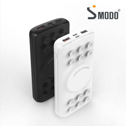 에스모도 무선충전 흡착 10000mAh 보조배터리 SMODO-300