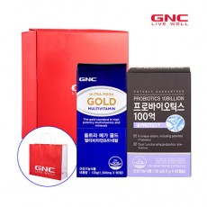 GNC 장건강세트(울트라메가골드 90정 90일분 * 프로바이오틱스 100억 60캡슐 60일분)
