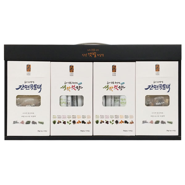 [Q13-135]손봉훈 신안갯벌천일염_스틱 천일염, 간편국물팩 세트