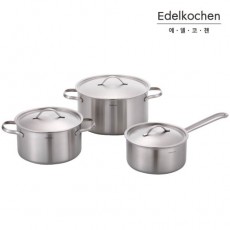 에델코첸 에디션 통3중 IH 스텐냄비 3종C
