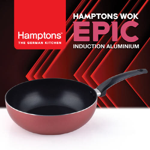 [Hamptons] 독일 햄튼 에픽 인덕션 다이아몬드 궁중팬 28CM