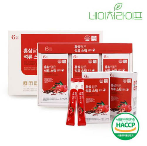 혜인담 홍삼담은 석류스틱 골드 10g*30포