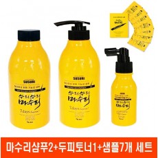 마수리샴푸2+두피토너1+샘플7개 세트