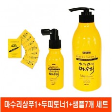 마수리샴푸1+두피토너1+샘플7개 세트