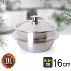 실버스타 집밥 5ply 통오중 인덕션 스텐가마솥 16cm