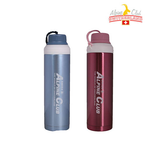 [스위스 알파인클럽] 뉴트럴 워터 보틀 (450ml) (2가지색상 - 블루,핑크) APG-05-2