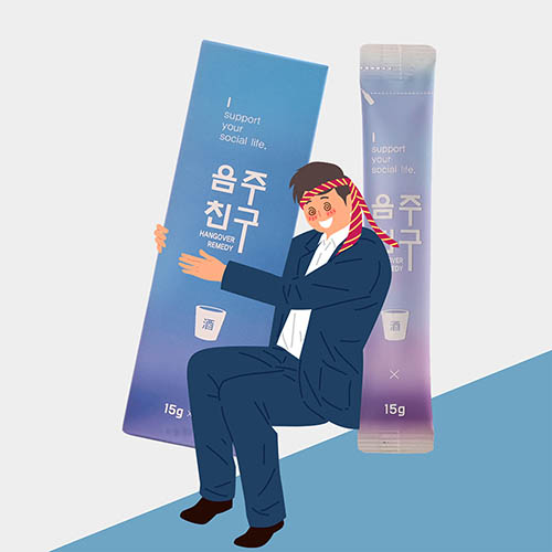 술자리의 필수품 음주친구 15*6포 1박스