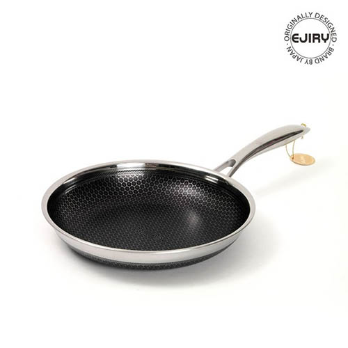 에지리 블랙큐브 통3중 스텐 24cm 양면코팅 후라이팬