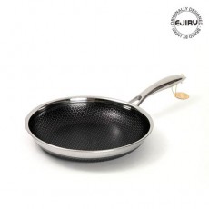 에지리 블랙큐브 통3중 스텐 24cm 양면코팅 후라이팬